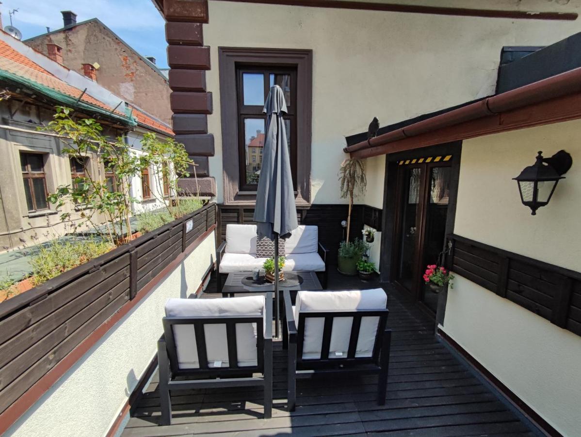 Apartament Podcienie Z Tarasem Bielsko-Biala Old Town 외부 사진