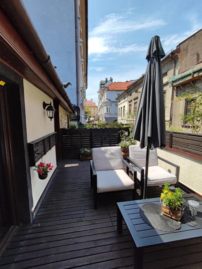 Apartament Podcienie Z Tarasem Bielsko-Biala Old Town 외부 사진